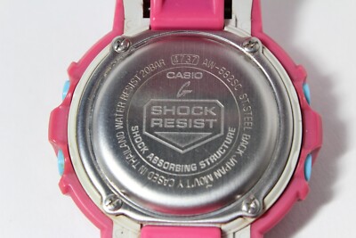 CASIO G-SHOCK AW-582SC Pink Analog Digital Watch | eBay