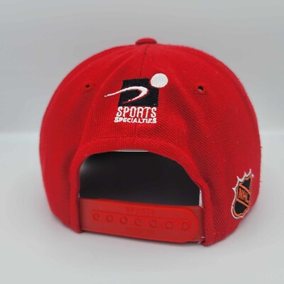 Detroit Red Wings Vintage 90s Sports Specialties Grid Snapback Hat