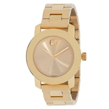 Movado 3600085 Women's Bold Gold-Tone Dial Quartz Watch