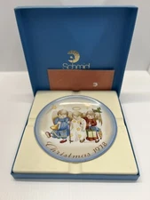 Hummel Christmas 1978 Plate Heavenly Trio By Sister Berta Hummel, Schmid 8th