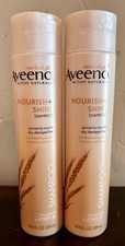 Aveeno Active Naturals NOURISH  SHINE SHAMPOO Wheat Complex 10.5oz 2 New