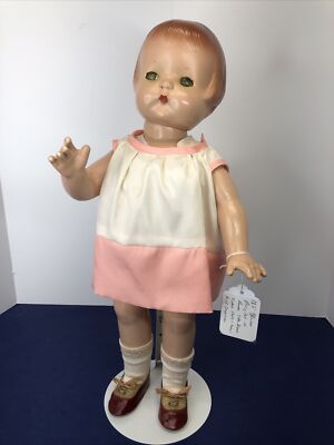 18.5  Antique Vintage Effanbee  Patsy Ann  Nice Coloring Jointed Compo Doll #ME