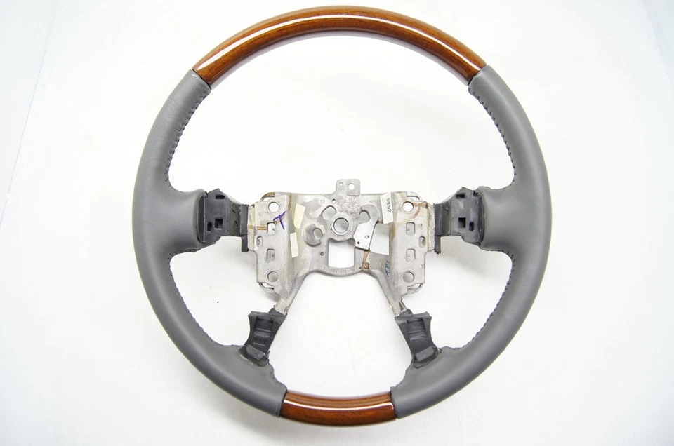 Cadillac DeVille 01-04 Sevilla 2000-2005 volante cuero gris con madera nuevo Foto 2 de 4