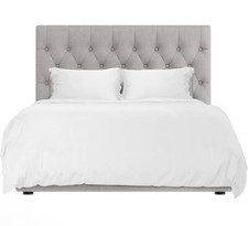 Hotel Sheets Direct Duvet Cover Bed Linen Set, 3 -Piece Queen, White