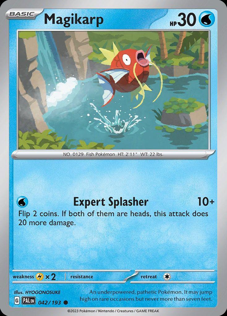 Pokemon Magikarp (42/279) Paldea Evolved NM