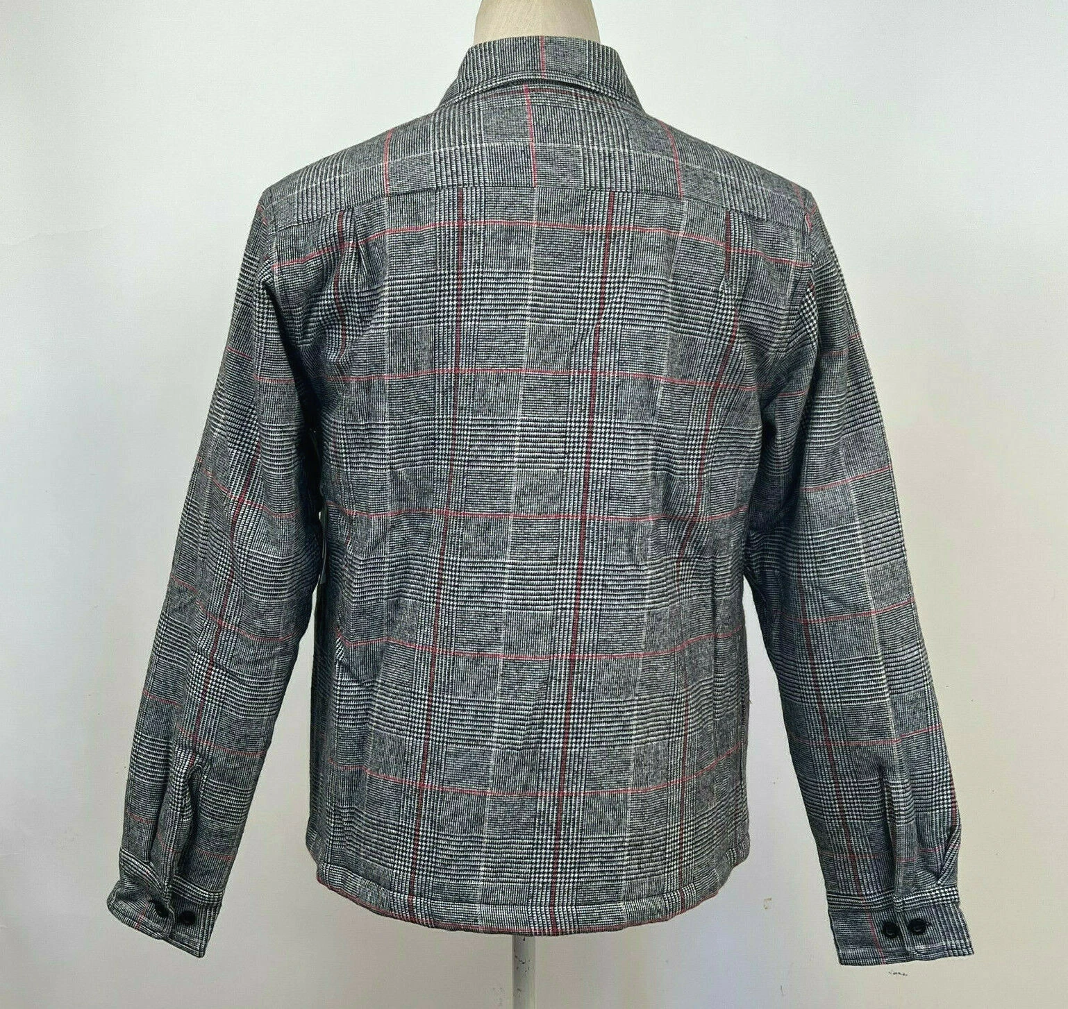 Obey Men's Shirt Jacket Menace Black/White/Red Size M NWT Shepard Fairey - product detail image 3