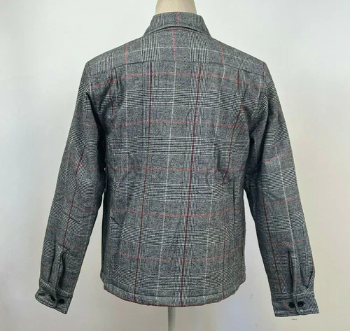 Obey Men's Shirt Jacket Menace Black/White/Red Size M NWT Shepard Fairey image 3