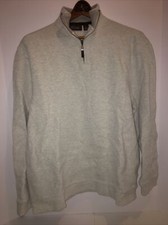tasso elba mens pullover 1/4 zip large