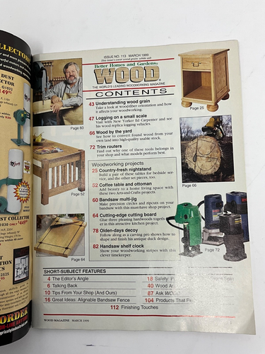 Wood Magazine 1999 Lot - Picture 5 of 20