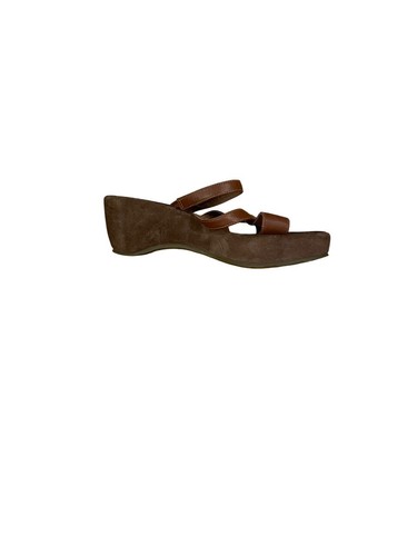 CAMPER Sandalias Cuña Plataforma Tiras Marrón Mules Toboganes 37 - Imagen 6 de 6