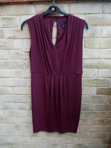 burgundy dress size 14
