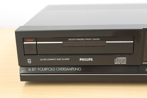 Philips CD 160 Vintage Reproductor de CD CD160 16 bits cuatro sobremuestreo años 80 - Imagen 2 de 10