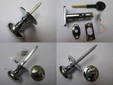 OVAL thumb turn  Bathroom Toilet Door Security Rack dead Star Lock mortice Bolt