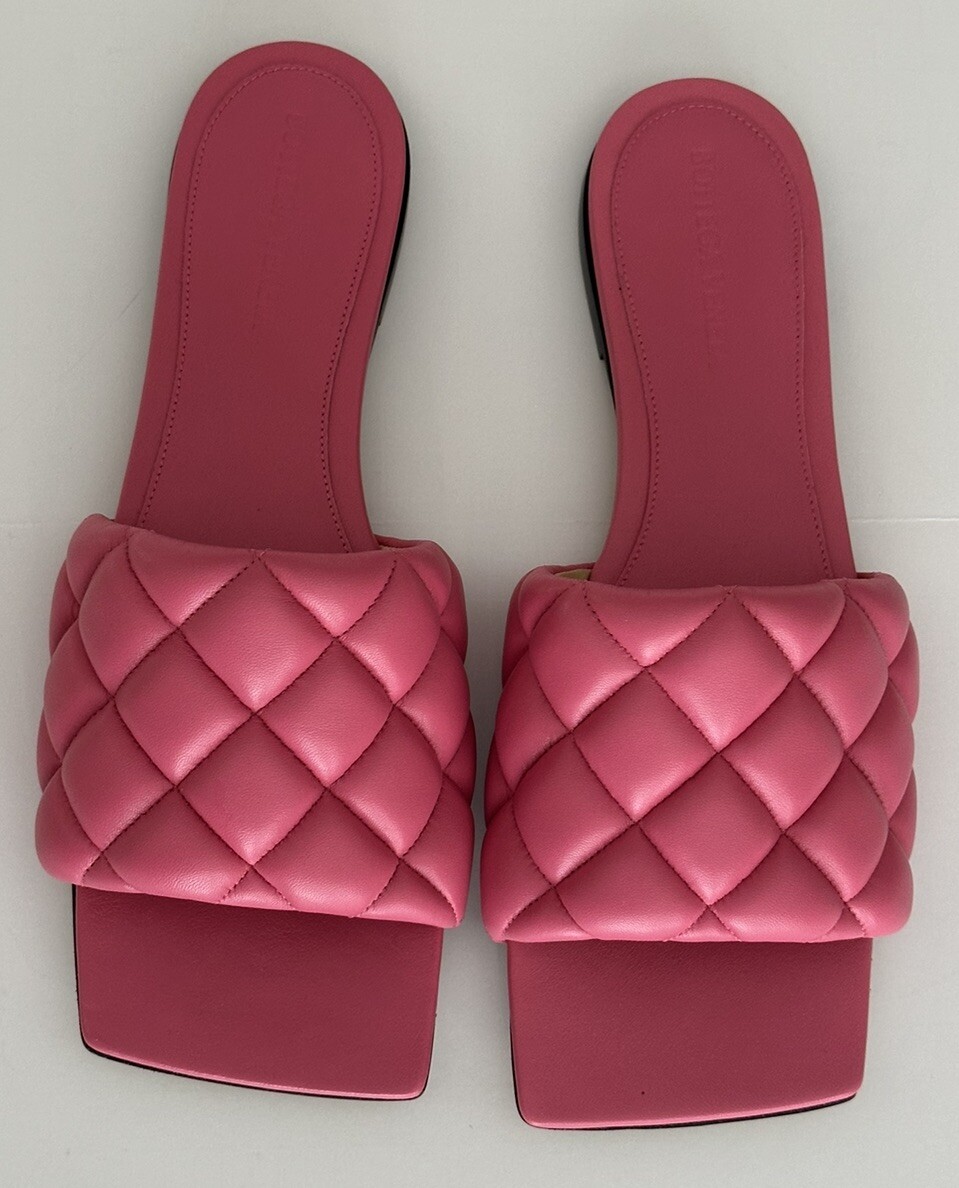 Bottega Veneta★素敵!Pink Flat Sandals NWT $990 Bottega Veneta Pink Flat Sandals Shoes 7 US (37