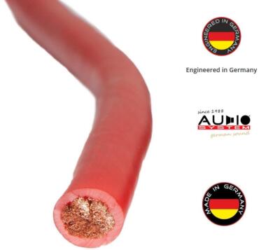 Audio System Z-PC16R 16 mm² OFC Kupfer Auto Stromkabel Powerkabel für Verstärker