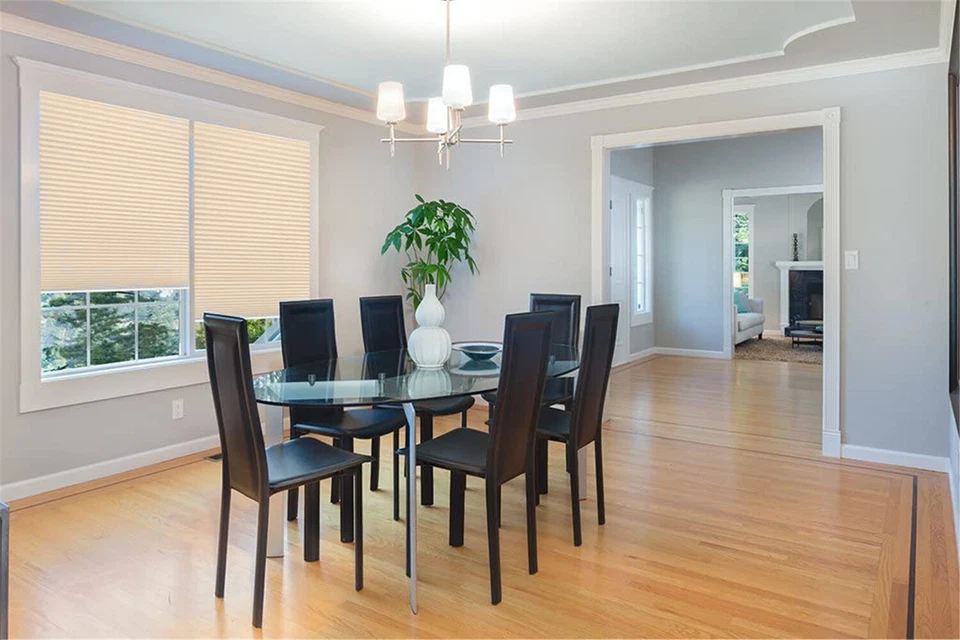 Beige Privacy & Light Filtering Cordless Cellular Shades Window Blinds - 60" W X - Image 4 of 4