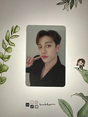 Stray Kids x Nacific SKZ IN THE BLACK Photocard Bang Chan