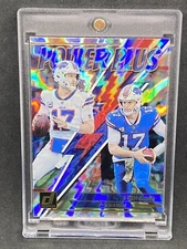 JOSH ALLEN RARE LIGHTNING REFRACTOR PANINI SP INVESTMENT CARD BILLS MVP