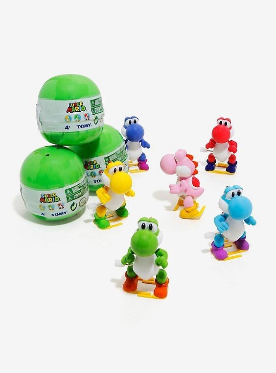 トップス Yoshi TOMY Nintendo Super Mario Wind-Up Yoshi Single Blind-Pack