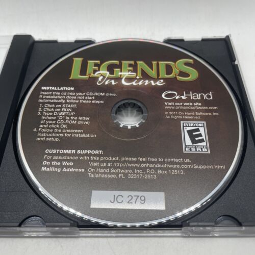 Legends In Time PC Cd rom Hidden Objects On Hands Software - Picture 4 of 5