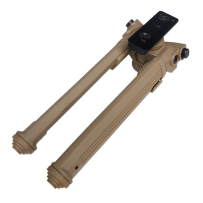 7.5-10.6'' M-lock Rifle Bipod Hunting Adjustable Bipod Mount Rail Mount Aluminum