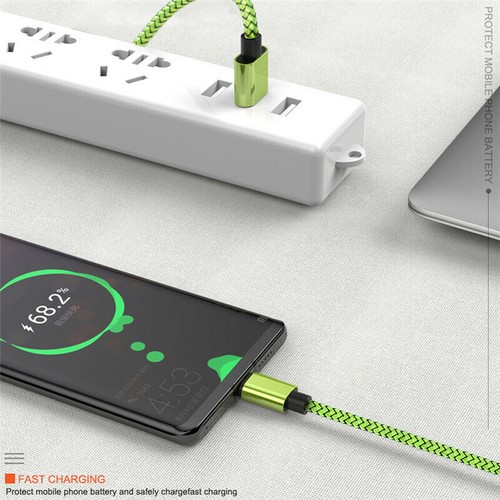 Fast Charger USB C For Samsung Galaxy For Type C/iPhone/Android Charging Cable - Photo 11 sur 19
