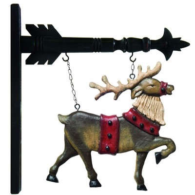 K&K Interiors 50355B 14 Inch Resin Reindeer Arrow Replacement, 2'' x 13'' x 14''...