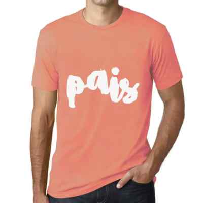 Men's Graphic T-Shirt Pais Eco-Friendly Limited Edition Short Sleeve Tee-Shirt