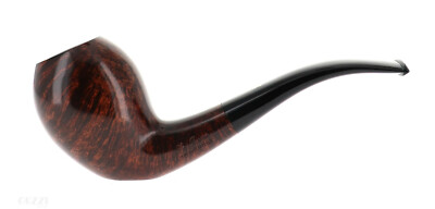 Pfeife Ser Jacopo della Gemma L1 glatt braun shape stand up pear semicurved