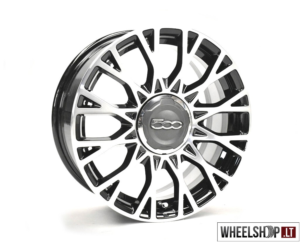 Fiat 500 Dolcevita R16 4x 98 alloy wheels 6.5J ET35 4x 16 zoll