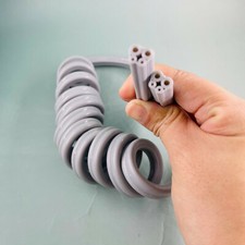 1Pz Tubo Spirale Dentale Tubo Composito 4 Fori Tubo Manipolo Dentale