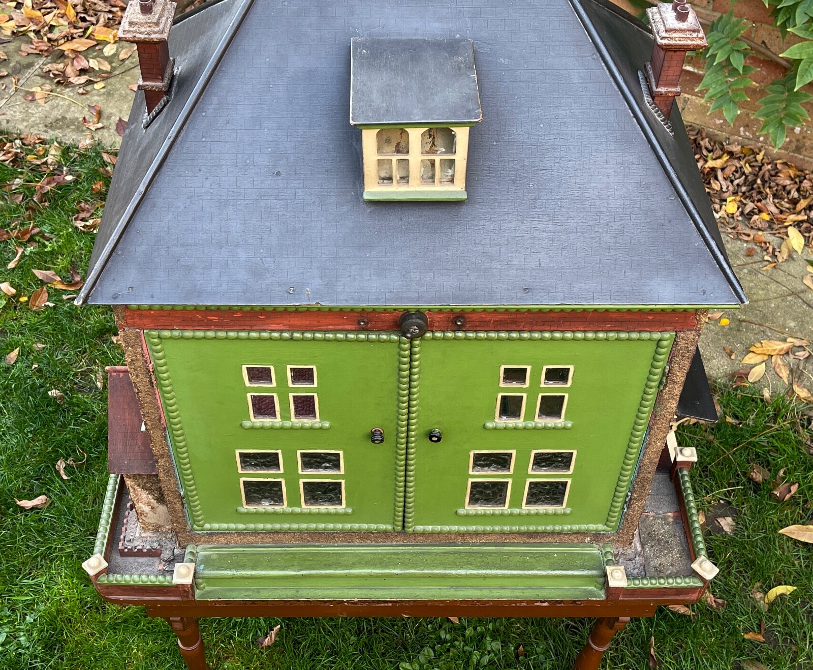 Antique 1928 Handmade Dolls House on Stand w/ Provenance eBay