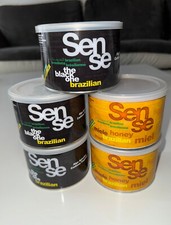 Zestaw 5x 400ml Sense wosk do depilacji, 3x czarny + 2x żółty