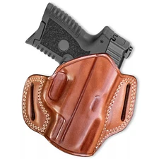 Leather Pancake Holster Fits, FNH FN 503 Micro Compact 9mm 3.1'' Barrel #1624#