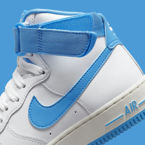 NIKE AIR FORCE 1 HIGH OG "UNC" - AZUL / BLANCO - DX3805 100 - UE 45.5 - UK 10.5 - Imagen 12 de 18