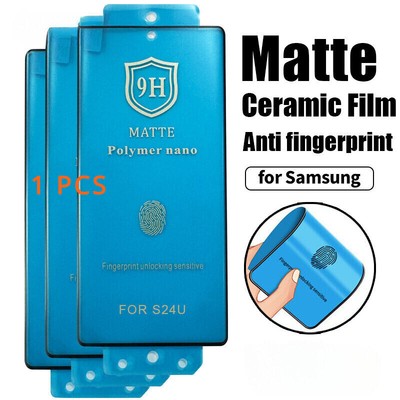 Matte Ceramic Film Screen Protector For Samsung Galaxy S24 S23 S22 S21 S20