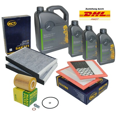 Filterkit Filter Mercedes Benz S-Klasse W221 320 350 CDI mit 8L ORIGINAL 229.51
