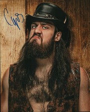 *TOP HAT* Cameron Grimes Signed 8x10 AUTO WWE NXT TO THE MOON
