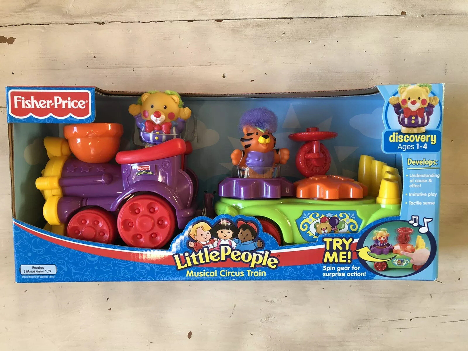 kiddieland discovery circus train set