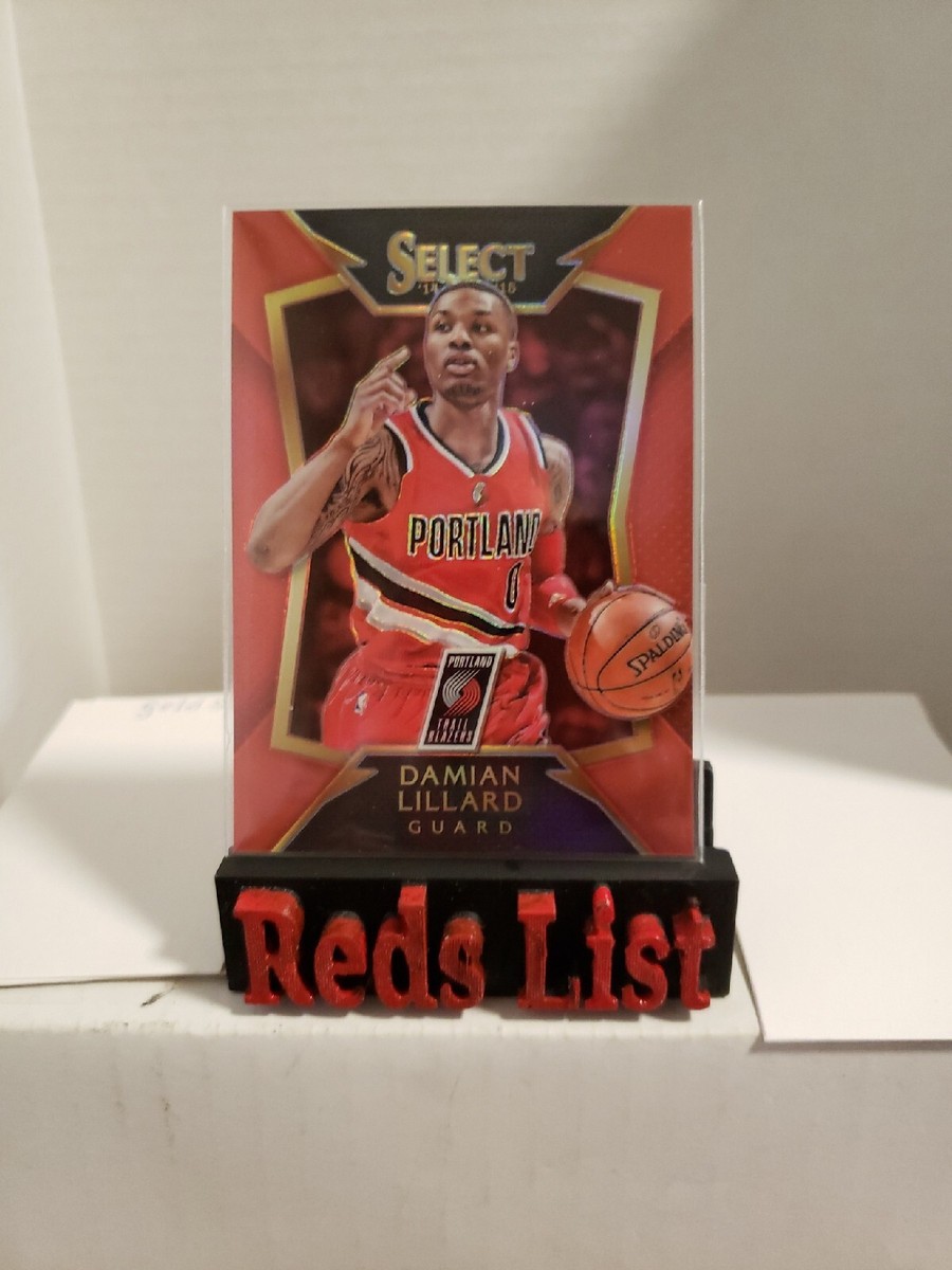 2014-15 Select Concourse Red Prizm 147/149 Damian Lillard 14 Milwaukee  BucksFHOF