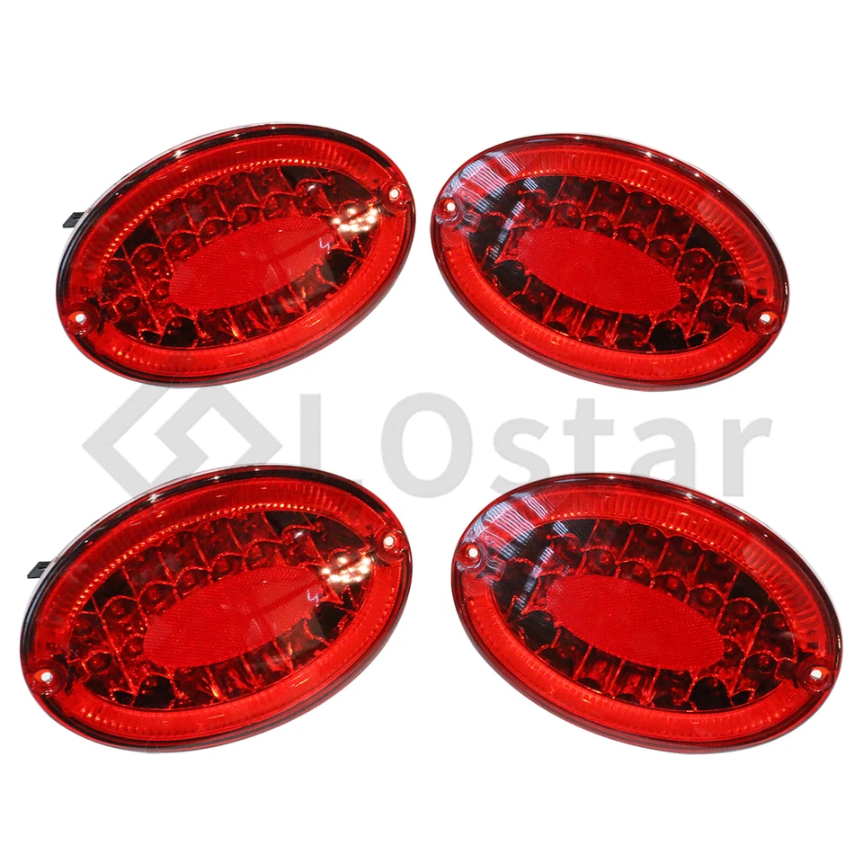 Rear LED Tail Lights Brake Lamp Set of 4 For 1997-2004 Chevrolet C5 Corvette Foto 3 de 4