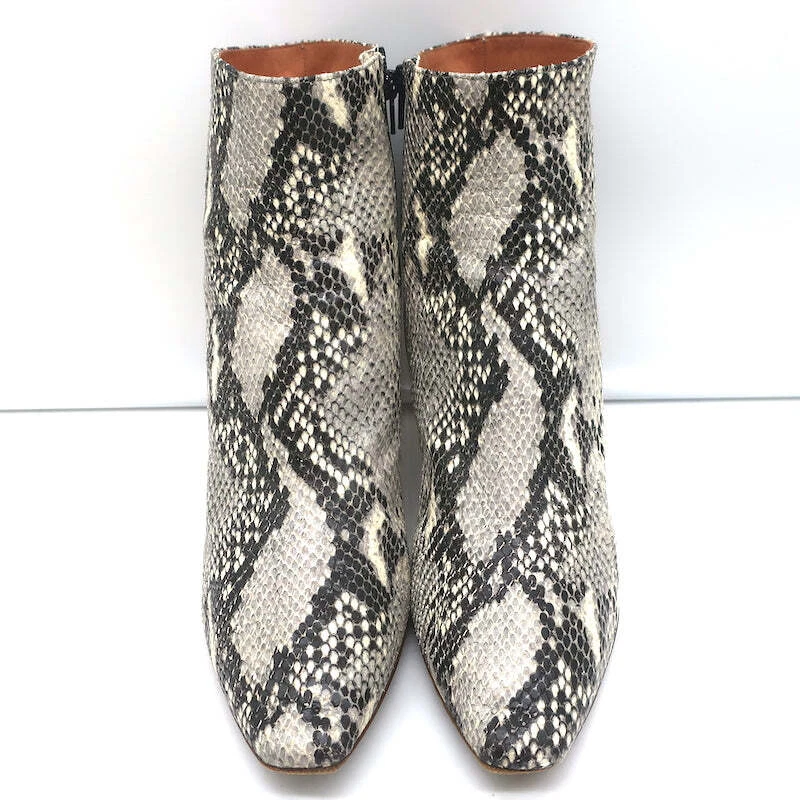 Vetements Demna Gvaslia Botines Ligeros Gris Piel de Serpiente Talla 41 Foto 4 de 4
