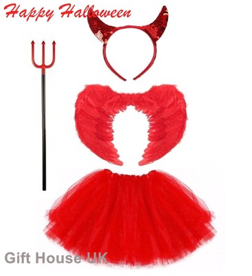 red tutu devil costume