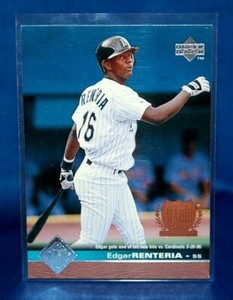 1996 Upper Deck Edgar Renteria Rookie Florida Marlins 77 Ebay