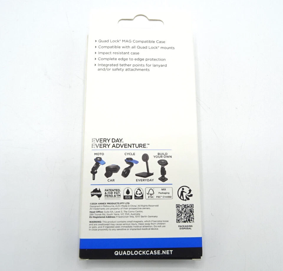 Quad Lock Phone MAG CASE Samsung Galaxy S25 for all Q-Lock Mounts - GN-411-F5 - Image 4 of 4