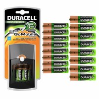 Duracell® Go Mobile Battery Charger Power In 1 Hr With 10 Aa & 10 Aaa Batteries