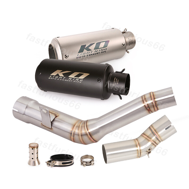 51MM System For Kawasaki Ninja ZX10R 2021-2025 Mid Exhaust Muffler