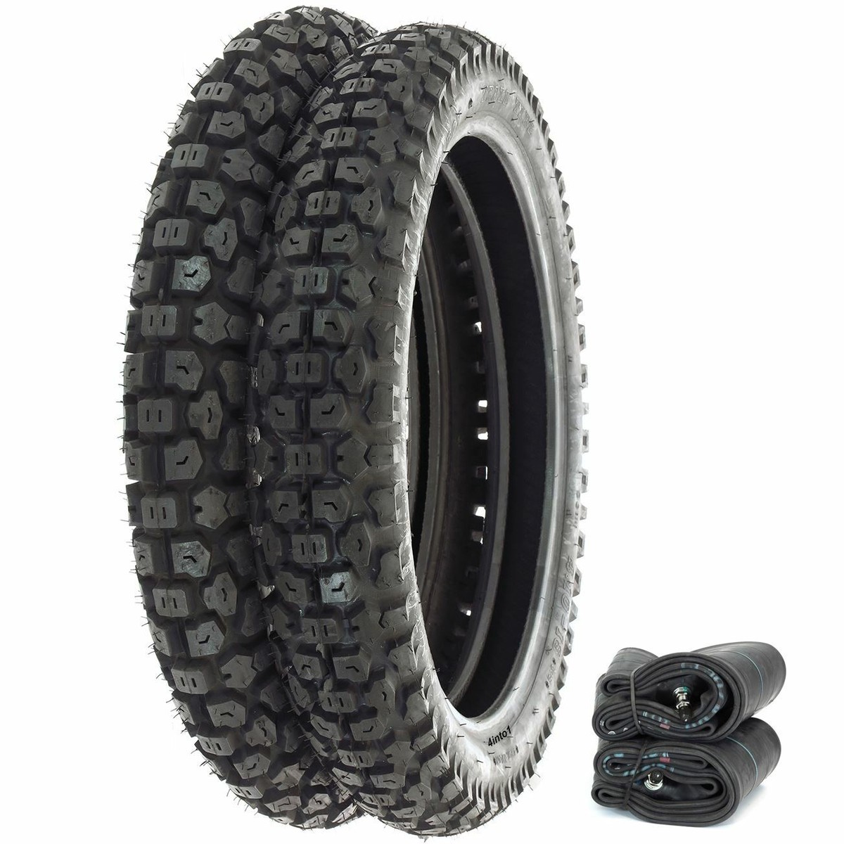 Shinko SR244 Dual Sport Tire Set - Yamaha XT600 - Tires and Tubes
