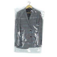 10 Pcs Transparent Plastic Garment Covers Dustproof Bags for Suits Coat Dress