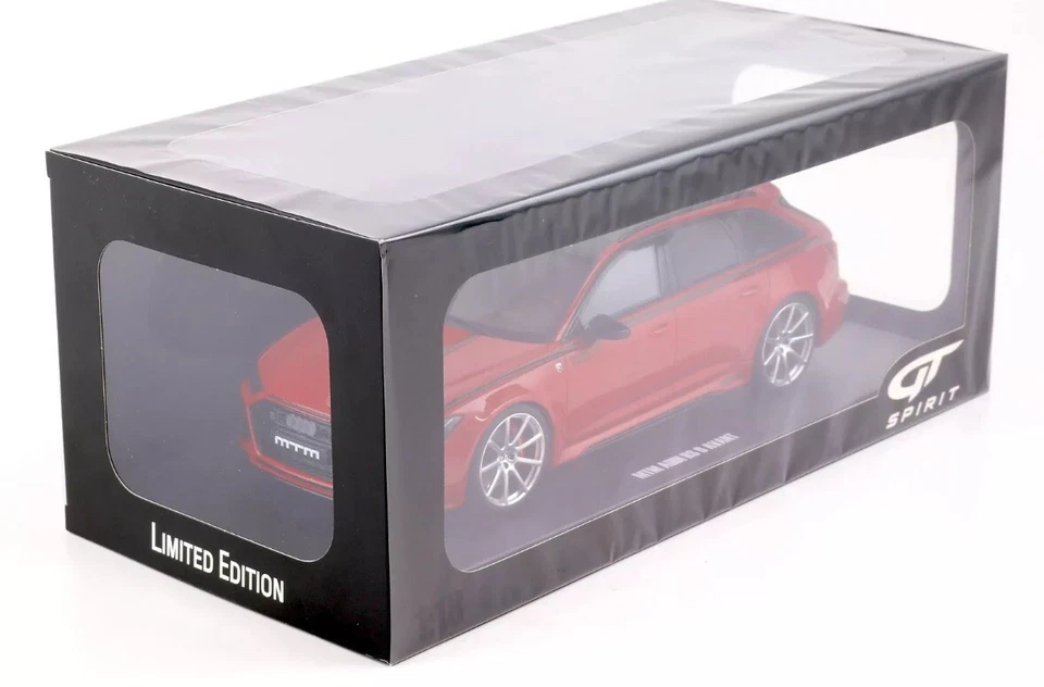 2021 Audi RS6 Avant by MTM “C8" Tango Red GT432 Gt Spirit 1/18 - Image 4 of 4